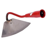 Maxbell Hoe Garden Hoe Gardening Hand Tool Steel for Weeding Soil Loosening Seeding Triangle Red
