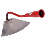 Maxbell Hoe Garden Hoe Gardening Hand Tool Steel for Weeding Soil Loosening Seeding Triangle Red