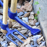 Maxbell Multifunctional Railroad Pick Head Forging for Gardening Digging Prospecting Three Tooth Rake