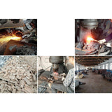 Maxbell Multifunctional Railroad Pick Head Forging for Gardening Digging Prospecting Three Tooth Rake