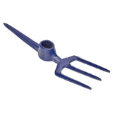 Maxbell Multifunctional Railroad Pick Head Forging for Gardening Digging Prospecting Three Tooth Rake