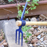 Maxbell Multifunctional Railroad Pick Head Forging for Gardening Digging Prospecting Three Tooth Rake