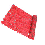 Maxbell Artificial Flower Privacy Fence DIY Backdrop for Yard Balcony Red