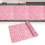Maxbell Artificial Flower Privacy Fence DIY Backdrop for Yard Balcony Pink