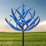 Maxbell Windmill Ornament Decor Landscape with Metal Garden Stake for Patio Yard