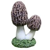 Maxbell Garden Mushroom Ornament Decoration Statue for Micro Landscape Dollhouse DIY Gray