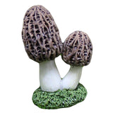 Maxbell Garden Mushroom Ornament Decoration Statue for Micro Landscape Dollhouse DIY Gray