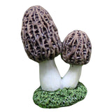 Maxbell Garden Mushroom Ornament Decoration Statue for Micro Landscape Dollhouse DIY Gray
