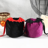 Maxbell Drawstring Gift Bags with Drawstrings Gift Bags Halloween Party Favors red