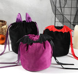 Maxbell Drawstring Gift Bags with Drawstrings Gift Bags Halloween Party Favors red