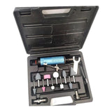 Maxbell Pneumatic Air Angle Die Grinder Kit Polishing Tool 25000 RPM for Deburring
