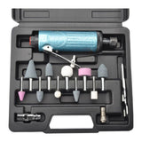 Maxbell Pneumatic Air Angle Die Grinder Kit Polishing Tool 25000 RPM for Deburring