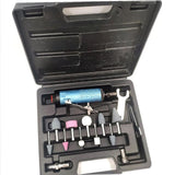 Maxbell Pneumatic Air Angle Die Grinder Kit Polishing Tool 25000 RPM for Deburring