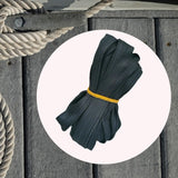 Maxbell Durable Utility Rope Cord Tie Down Rope for Outdoor Tent Equipment Black Flat Cloth