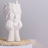 Maxbell Vase Floral Arrangement Statue Photo Prop for Dining Room Bedroom Office Style A