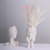 Maxbell Vase Floral Arrangement Statue Photo Prop for Dining Room Bedroom Office Style D
