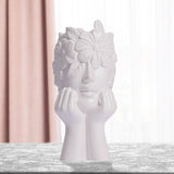 Maxbell Vase Floral Arrangement Statue Photo Prop for Dining Room Bedroom Office Style D