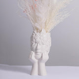 Maxbell Vase Floral Arrangement Statue Photo Prop for Dining Room Bedroom Office Style D
