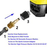 Maxbell M22 High Pressure Cleaner Hose Adapter Easy to Install for K Patios Vehicles