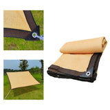 Maxbell Mesh Tarp Sunblock Shade Sail Rectangle Water Resistant Edge with Grommets