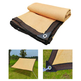 Maxbell Mesh Tarp Sunblock Shade Sail Rectangle Water Resistant Edge with Grommets