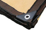 Maxbell Mesh Tarp Sunblock Shade Sail Rectangle Water Resistant Edge with Grommets