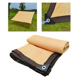 Maxbell Mesh Tarp Sunblock Shade Sail Rectangle Water Resistant Edge with Grommets