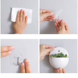 Maxbell Wall Hanging Planters Decoration Medium Holder Cactus for Home Birthday styleA