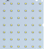 Maxbell LED Grow Light Waterproof Full Grow Light for Indoor Plants Seeds Warm Light 81 Leds