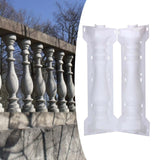 Maxbell Roman Column Casting Brick Fence Border Concrete DIY for Yard Patio Decor