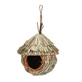 Maxbell Natural Birdhouse Roosting Hut Hanging Birds Cage Nest for Owls Lovebirds