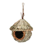 Maxbell Natural Birdhouse Roosting Hut Hanging Birds Cage Nest for Owls Lovebirds