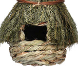 Maxbell Natural Birdhouse Roosting Hut Hanging Birds Cage Nest for Owls Lovebirds