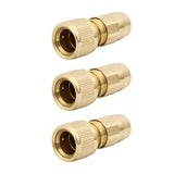 Maxbell 3Pcs Brass Hose Connectors Accessories Garden Expandable Hose Repair Kit