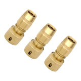 Maxbell 3Pcs Brass Hose Connectors Accessories Garden Expandable Hose Repair Kit
