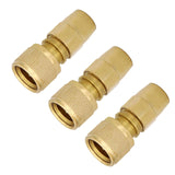 Maxbell 3Pcs Brass Hose Connectors Accessories Garden Expandable Hose Repair Kit