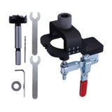 Maxbell 35mm Woodworking Hole Opener Hinge Jig Kit for Door Cabinet Hole Punching