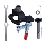 Maxbell 35mm Woodworking Hole Opener Hinge Jig Kit for Door Cabinet Hole Punching