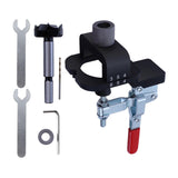 Maxbell 35mm Woodworking Hole Opener Hinge Jig Kit for Door Cabinet Hole Punching