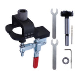 Maxbell 35mm Woodworking Hole Opener Hinge Jig Kit for Door Cabinet Hole Punching