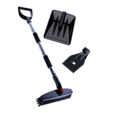 Maxbell Winter Snow Removal Tool Snow Scraper Brush Detachable Design for Vehicles Black