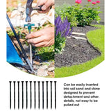 Maxbell 20Pcs Ground Netting Pegs Garden Fixing Securing Pegs for Ground Sheets Sod