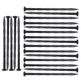 Maxbell 20Pcs Ground Netting Pegs Garden Fixing Securing Pegs for Ground Sheets Sod