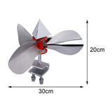 Maxbell Reflective Bird Scarer Chaser Deterrent Durable for Bird Lawn Seagulls 20cmx30cm