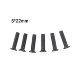 Maxbell 20x Portable Fixing Screw Left Hand Thread for Drill Chuck Shank Adapter M5x22mm