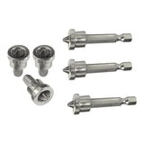 Maxbell 6x Positioning Screwdriver Bits Batch Head for Metalworking Gypsum Board