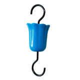Maxbell 3 Pieces Feeder Hanging Hook with Cleaning Brush for Lawn Backyard Wildlife Multicolor
