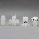 Maxbell 8Pcs Glowing Halloween Decorations Ornament Statues for Lawn Garden
