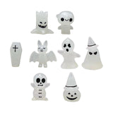 Maxbell 8Pcs Glowing Halloween Decorations Ornament Statues for Lawn Garden