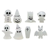 Maxbell 8Pcs Glowing Halloween Decorations Ornament Statues for Lawn Garden